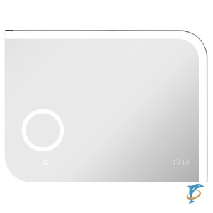 Зеркало AZARIO Golden 1000х800 влагостойкое с подсветкой и подогревом, сенсорный выключатель (CS00084315)  (CS00084315)