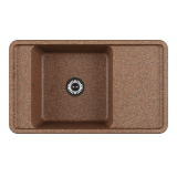 Мойка для кухни из литого мрамора Aquaton Беллис 87 терракотовый 1A724832BS270 — 