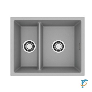 Мойка кухонная Alveus OMNI 50 GRANITAL CONCRETE-G81 550x450x198 с сифоном 1150202  (1150066)