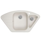 Мойка для кухни Granula 9101, АРКТИК (БЕЛЫЙ), гранит &mdash; 