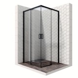 Душевое ограждение Ambassador Queen 11011204Black (1000x1000x2000) — 