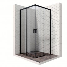 Душевое ограждение Ambassador Queen 11011204Black (1000x1000x2000) — 