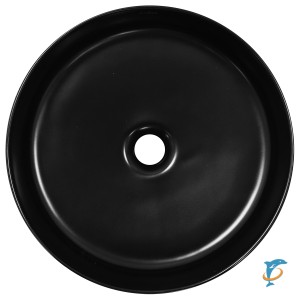 Раковина-чаша Creo Ceramique 400х400х120 накладная, круглая, керамика, черный матовый (PU3100MBK) (PU3100MBK)