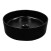 Раковина-чаша Creo Ceramique 400х400х120 накладная, круглая, керамика, черный матовый (PU3100MBK)