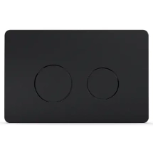 Кнопка смыва AZARIO двойная, круглая, цвет черный (AZ-8200-0087/AZ-P57-0190) &mdash; 