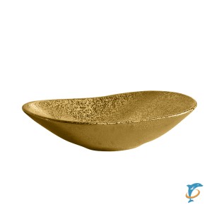 Умывальник накладной, овальный, золото брашированное, Point Сатурн 63, PN43903GB  (PN43903GB)