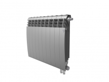 Радиатор ROYAL Thermo BiLiner 500 Silver Satin с нижним подключением 10 секций — 