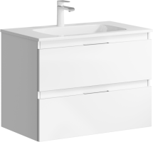 Тумба с раковиной Aqwella Accent 75 подвесная — 