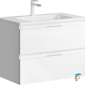 Тумба с раковиной Aqwella Accent 75 подвесная  (ACC0175W+aqwella_Mal.75.04.D)