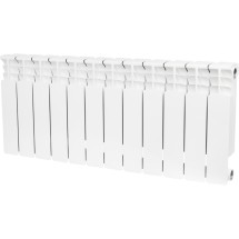 Биметаллический радиатор STOUT Space 350 12 секций боковое подключение — 