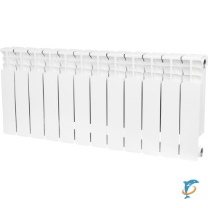 Биметаллический радиатор STOUT Space 350 12 секций боковое подключение  (SRB-0310-035012)