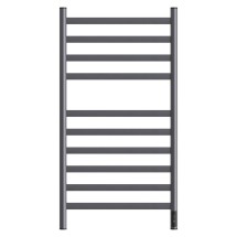 Полотенцесушитель электрический Point Селена PN16850GR П10 500x1000, диммер справа, графит премиум — 