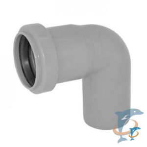 Отвод канализационный Ф50-90* (Millennium)  (18060
)