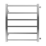 Полотенцесушитель водяной (боковое подключение) Terminus Ватикан П6 50х60, хром &mdash; Водяной полотенцесушитель «Кардинал» 450/536 Terminus Benetto 9 перекладин