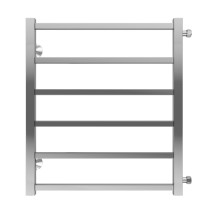 Полотенцесушитель водяной (боковое подключение) Terminus Ватикан П6 50х60, хром &mdash; Водяной полотенцесушитель «Кардинал» 450/536 Terminus Benetto 9 перекладин