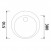 Мойка-гранит (круглая) Ф510 Жасмин Kaiser KGM-510-J