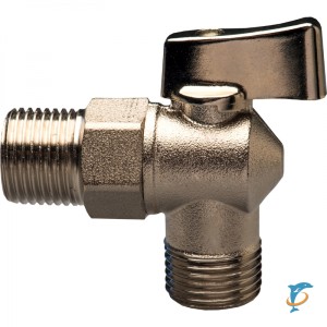 Кран Stout шаровый угловой 1/2-3/4  (SVB-0059-001234)