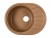 Мойка Rossinka RS58-45RW-Beige  для кухни из исскуственного камня круглая, с крылом, реверсивная, с сифоном