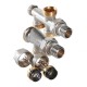 Узел регулирующий для подключения радиатора VALTEC VT.225K.N 1/2"х50%х3/4 евроконус (комплект)  (VT.225K.N.E04050)
