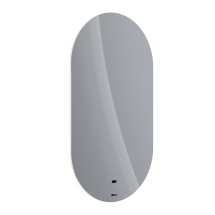 Зеркало Lemark OLSA 55х100см овальное с интерьерной подсветкой, с подогревом — 