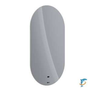 Зеркало Lemark OLSA 55х100см овальное с интерьерной подсветкой, с подогревом  (LM55Z-O)