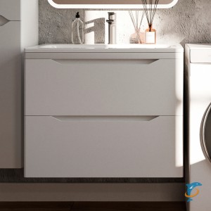 Тумба с раковиной Style Line Марелла 70 подвесная, белая, антискрейтч матовый  (СС-00002407+СС-00002368)