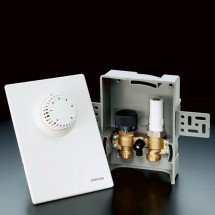 Регулятор Oventrop напольного отопления Unibox Е plus (белый) — Системf с комбинированным панельным и радиаторным отоплением.