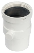 Элемент дымохода STOUT горизонтальный для отвода конденсата D80 п/м — 