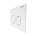 Кнопка смыва AZARIO NEW-TS механическая, двойной смыв, квадратные кнопки, ABS пластик, белый (AZ-ABS-002-W)
