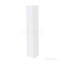 Шкаф-пенал Aquaton Лондри 35 универсальный, белый глянец — 
