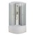 Душевая кабина Loranto 90x90x215 поддон 40 см, 4 мм матовое стекло, профиль и задняя стенка белого цвета (CS-986ТМ/W)