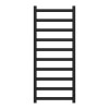 Полотенцесушитель электрический Point Атлант PN18840B П10 400x1000, диммер справа, черный — 