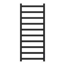 Полотенцесушитель электрический Point Атлант PN18840B П10 400x1000, диммер справа, черный — 