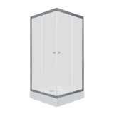 Душевое ограждение Тритон Дека-Хром 100х100 — 