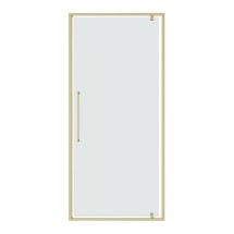 Дверь в нишу Niagara Nova NG-45-8ASG (80х195) распашная, золото сатин, стекло прозрачное &mdash; 