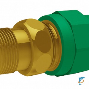 Полипропиленовое разъёмное соединение с наружной резьбой Baenninger 40мм х R 1 1/4'' PP-R  G8333g  (5R51097711)