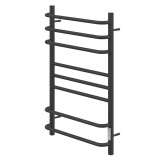 Полотенцесушитель электрический Point Сатурн PN90858B П8 500x800 диммер справа, чёрный — 