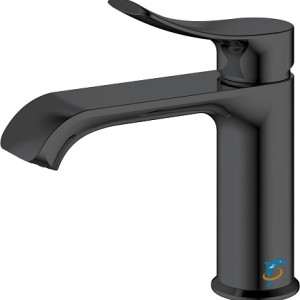 Смеситель для раковины HAIBA HB10553-7, черный (HB10553-7)