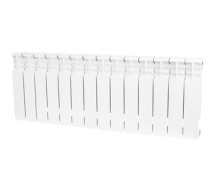 Биметаллический радиатор STOUT Space 350 14 секций боковое подключение — 