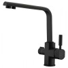 Смеситель для кухни под фильтр Черный матовый Kaiser Decor 40144-9 — 