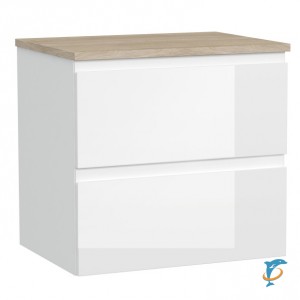 Тумба со столешницей и модулем Cersanit MODUO 80  (SB-SZ-MOD60-BL/Wh+SB-BL-MOD80+SB-MD-MOD20-SZ)