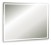 Зеркало AZARIO Ливия 1000х800, LED-подсветка с диммером, сенсорный выключатель (ФР-1526)