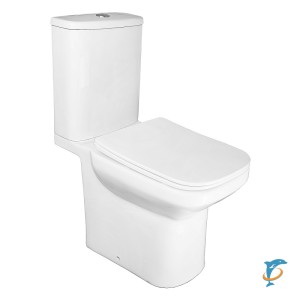 Унитаз-компакт Azario Wandy 350х614х795 напольный, безободковый, с быстросъемным сиденьем микролифт (AZ-56D)  (AZ-56D)