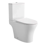 Унитаз-компакт Azario Reina 630х360х815 напольный, безободковый, слив "Скрытое Торнадо", с быстросъемным сиденьем "Микролифт" (AZ-2785T) &mdash; 