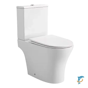 Унитаз-компакт Azario Reina 630х360х815 напольный, безободковый, слив "Скрытое Торнадо", с быстросъемным сиденьем "Микролифт" (AZ-2785T) (AZ-2785T)