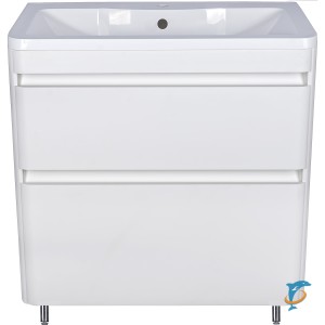 Тумба с раковиной El Fante Атлантика 80 Люкс PLUS напольная, антискрейч  (СС-00000604 + ЛС-00000616)