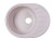 Мойка Rossinka RS58-45RW-White  для кухни из исскуственного камня круглая, с крылом, реверсивная, с сифоном