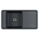 Мойка для кухни из литого мрамора Aquaton Беллис 97 графит 1A725132BS210  (1A725132BS210)