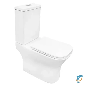 Унитаз-компакт Azario Milagro 350х650х830 напольный, безободковый, система смыва "Торнадо", быстросъемное сиденье микролифт (AZ-8502) (AZ-8502 )