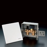 Регулятор Oventrop напольного отопления Unibox Е RTL (белый) &mdash; Системы с комбинированным панельным и радиаторным отоплением.